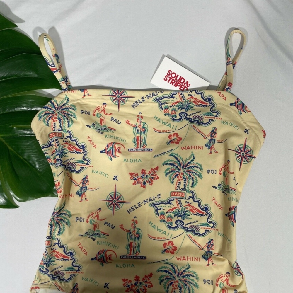 NWT Solid & Striped [‎ SZ Small ] Gemma One Piece Swimsuit Oahu - Picture 3 of 12